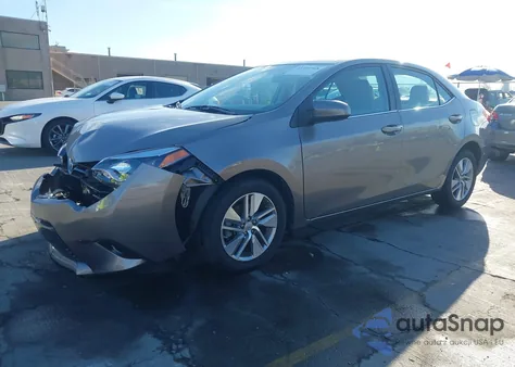 2016 Toyota Corolla Le Plus z USA, uszkodzony, nr VIN 2T1BPRHE0GC736610
